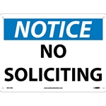 OSHA Notice Safety Sign: No Soliciting