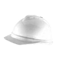 Advance Non-Vented Hard hat 4-pt Suspension White
