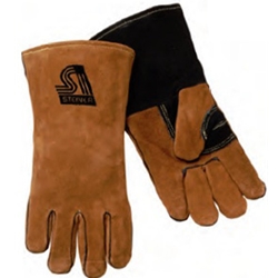 Brown Leather Welding Glove