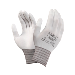 Ansell HyFlex Lite 11-600 White Polyurethane Coated Knit Gloves