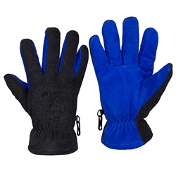 Fleece & Split Cowhide Winter Glove