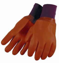 Triple-dipped PVC gloves w/ 12" gauntlet Blue